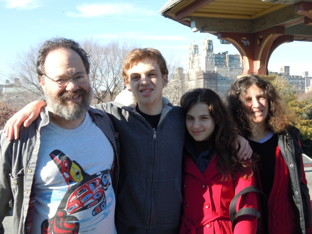 From left: Shel, Rafael, Alana, Dina (Central Park,11/11)