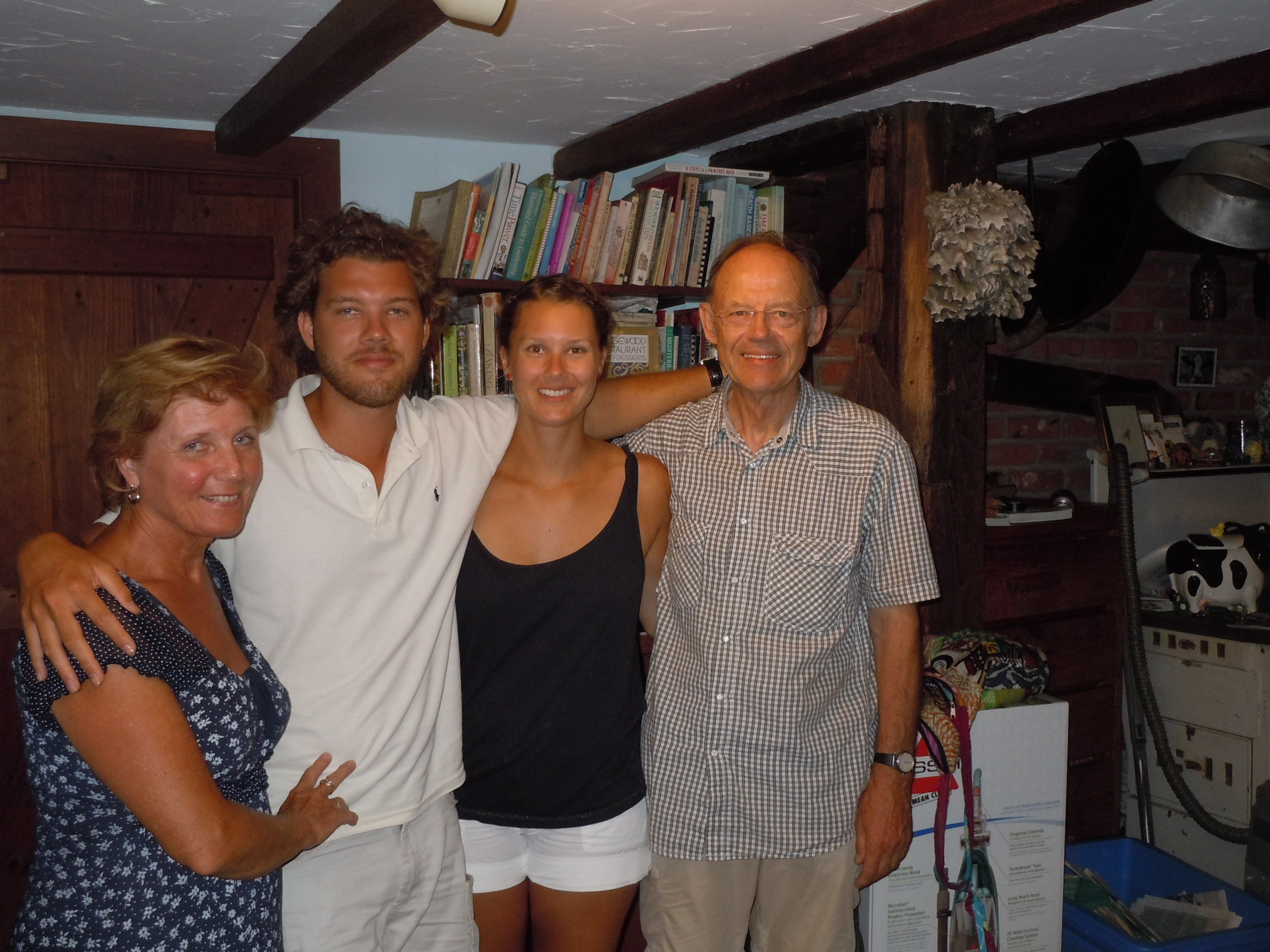 A German family in our farmhouse kitchen
